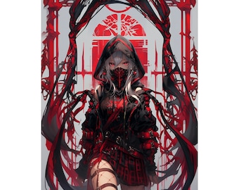 Anime Girl Art Poster Anime Art Print Anime Waifu Poster Anime Girl Art Print Japanese Art Poster Manga Poster Art Anime Home Decor Wall Art