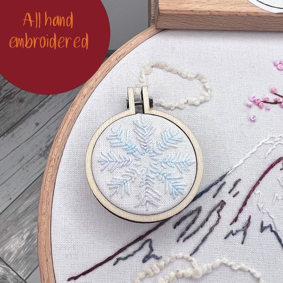 Hand Embroidered Needle Minder Needle Minder Easy Etsy