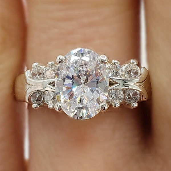 Wide Engagement Ring Etsy