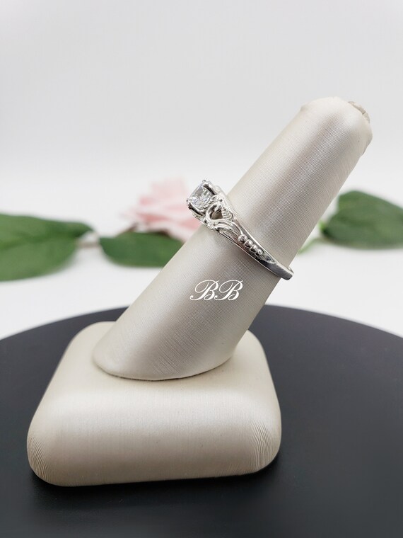 Anello Fidanzamento NAOMI Fine Jewelry In Argento Sterling Con Zirconi Rosa - Misura 6
