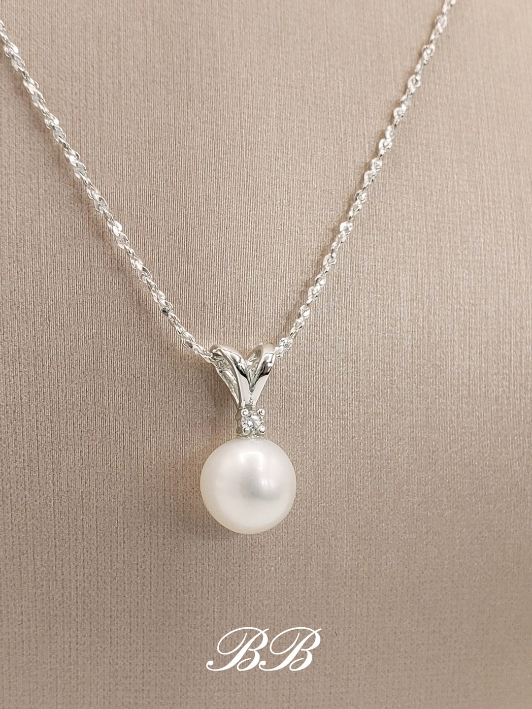 ★LOVE ME MONSTER★ Essential Pearl Necklace 8mm ☆LOVE ME MONSTER☆ Essential Pearl Necklace 8mm