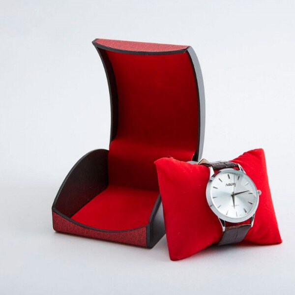 Luxury Watch Box | Bracelet Box With Cushion | Red Color Watch ...