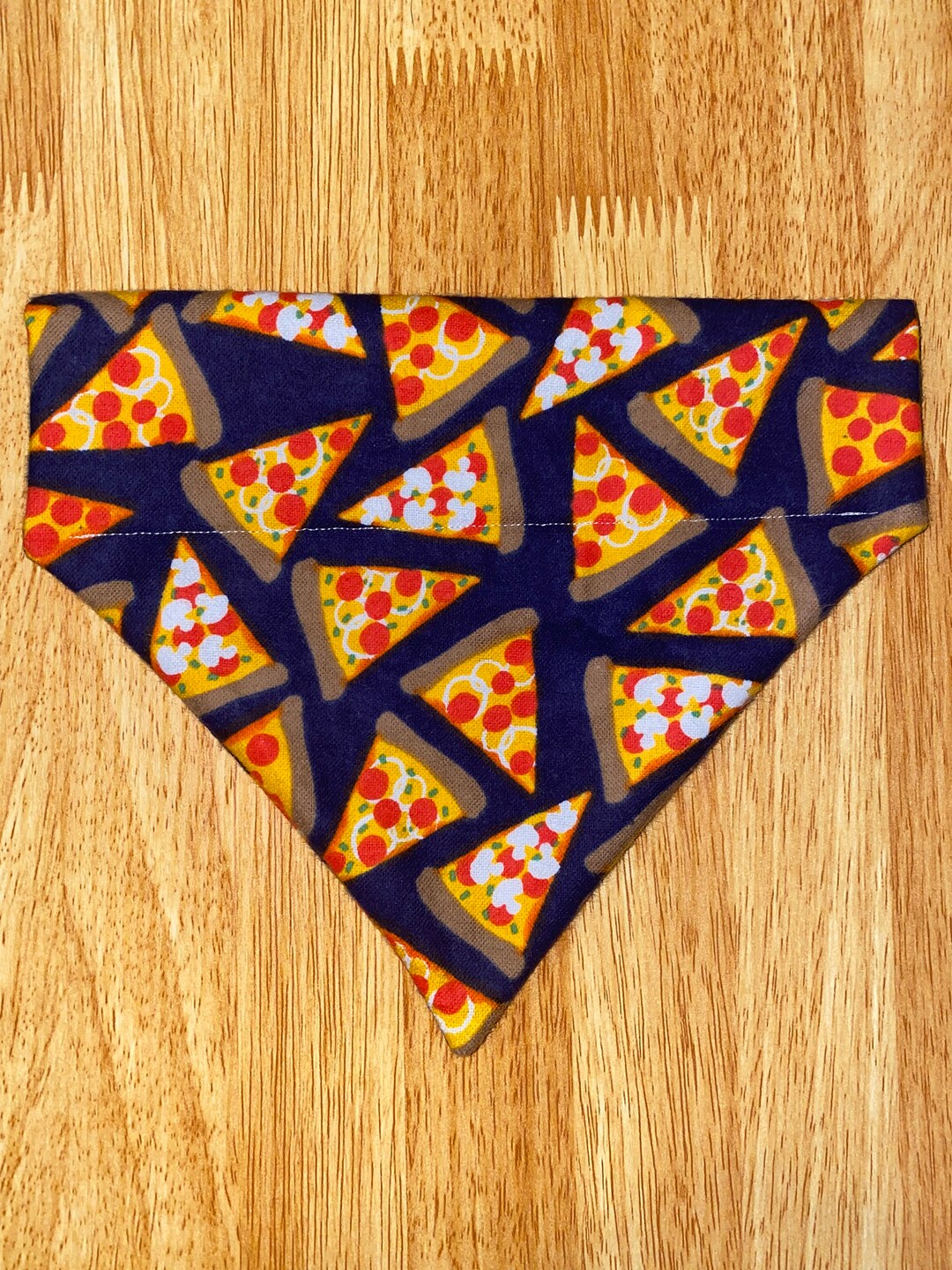 Pizza fleece Fabric limited Supply // Dog Bandana // Pet Etsy UK