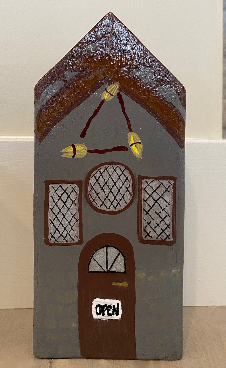 Wooden Hogsmeade Village Etsy