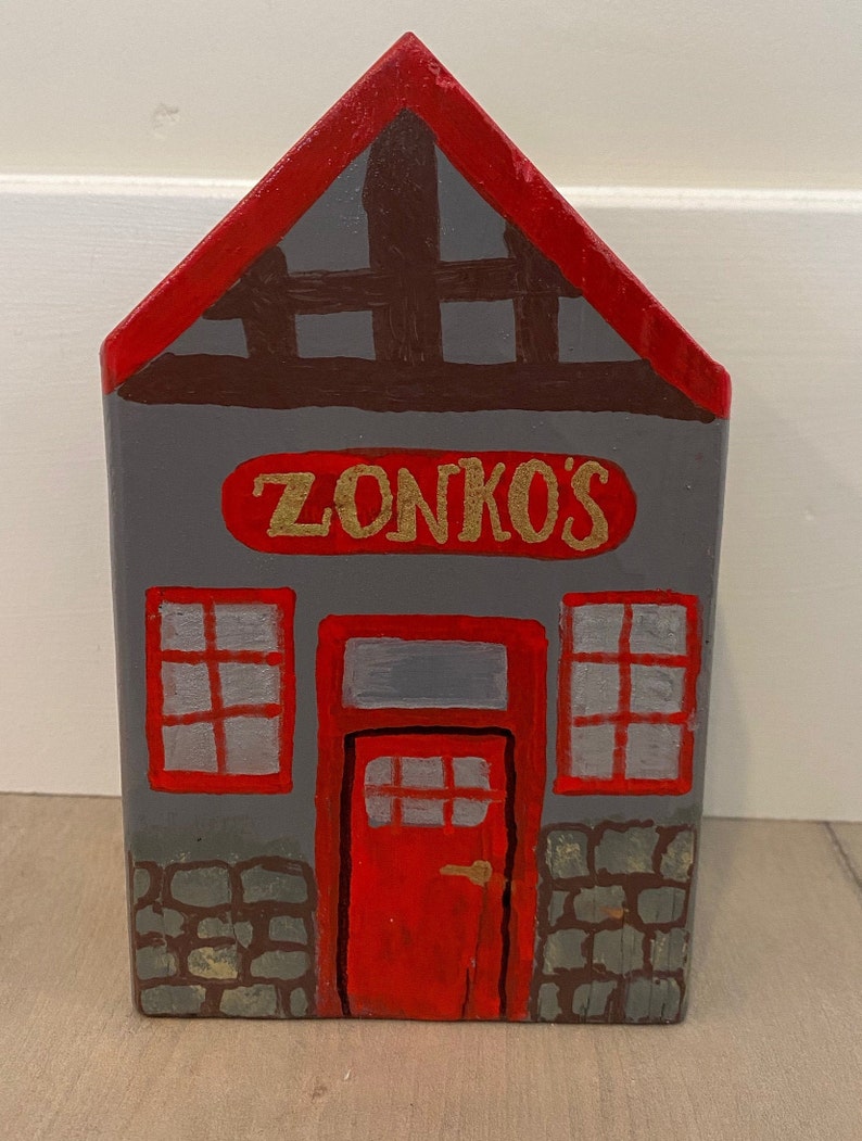 Wooden Hogsmeade Village Etsy