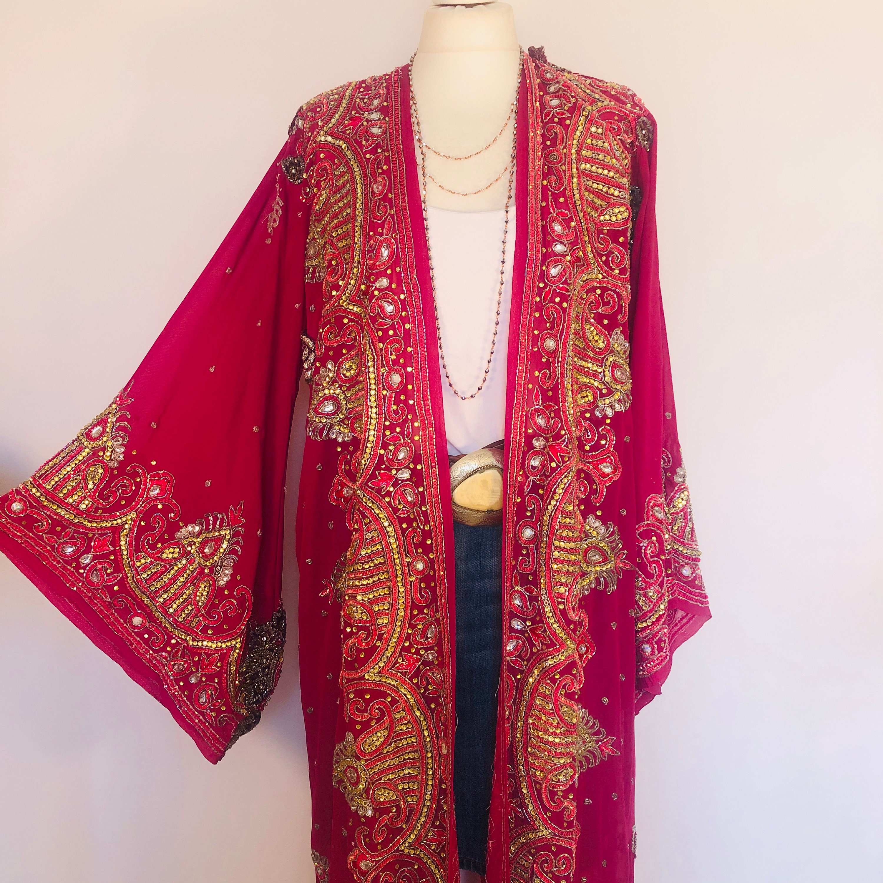 Enchanted Evening Bubble Sleeve Kimono