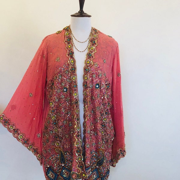 Beaded Kimono Etsy