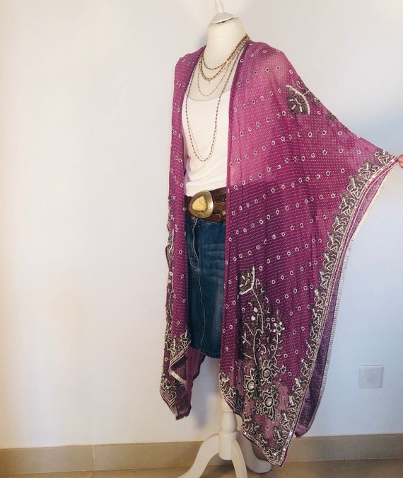 Kimono Embellished Coverup Kimono Embellished Coverup