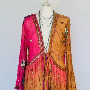 chiffon embellished jacket dress Alex Evenings Women's Mock Jacket Dress
