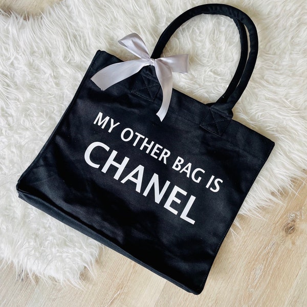 Canvas Shopper "My other bag is…." I Tasche