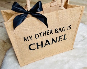 Jutetasche "My other bag is...." I Shopper