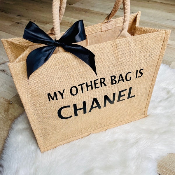Jutetasche "My other bag is...." I Shopper