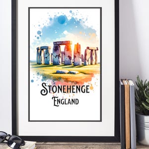 Stonehenge England Poster | Stonehenge Gifts | Stonehenge England | Stonehenge Wall Art | Stonehenge Stone Circle | DIGITAL DOWNLOAD