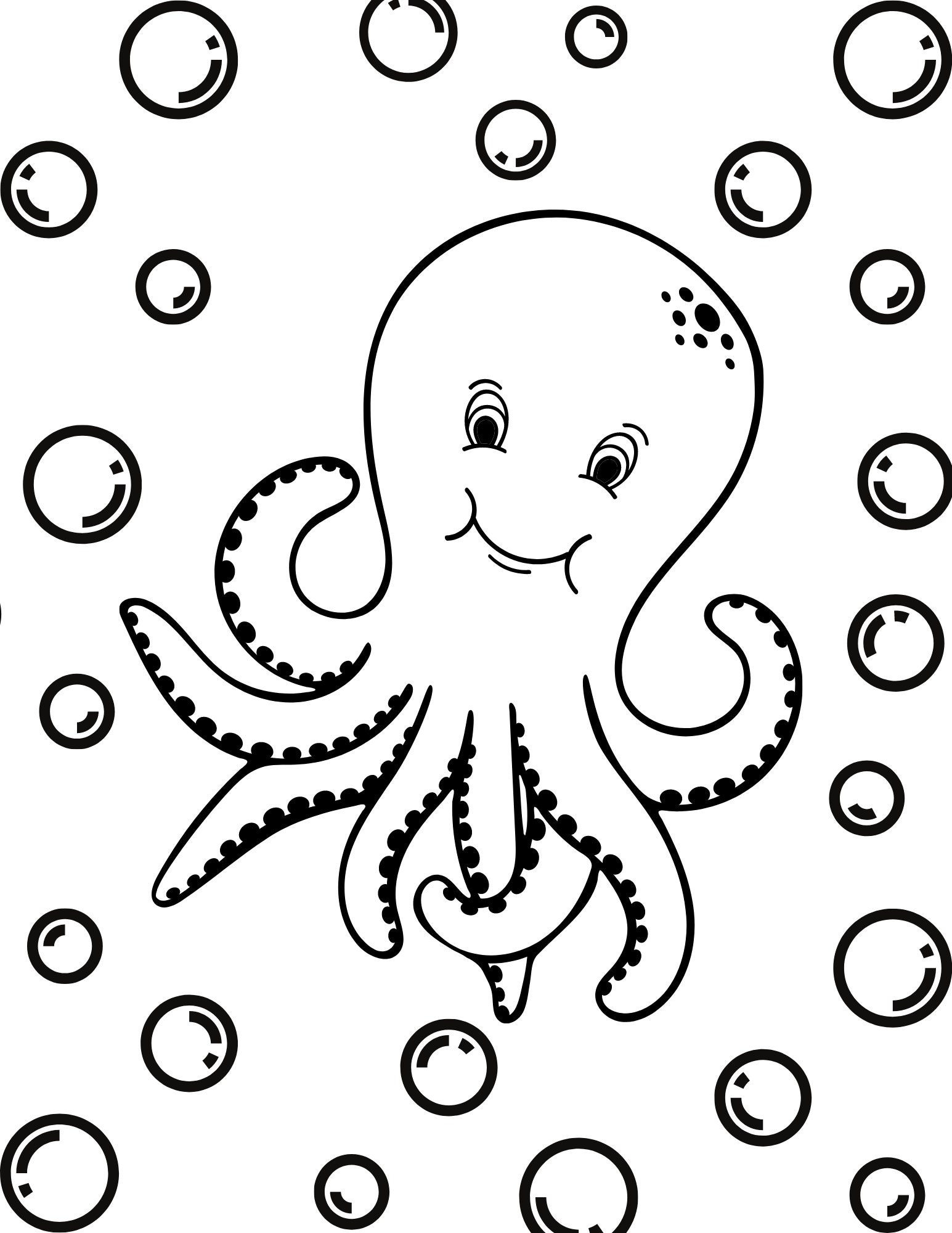 Sea Animal coloring pages for kids | Etsy