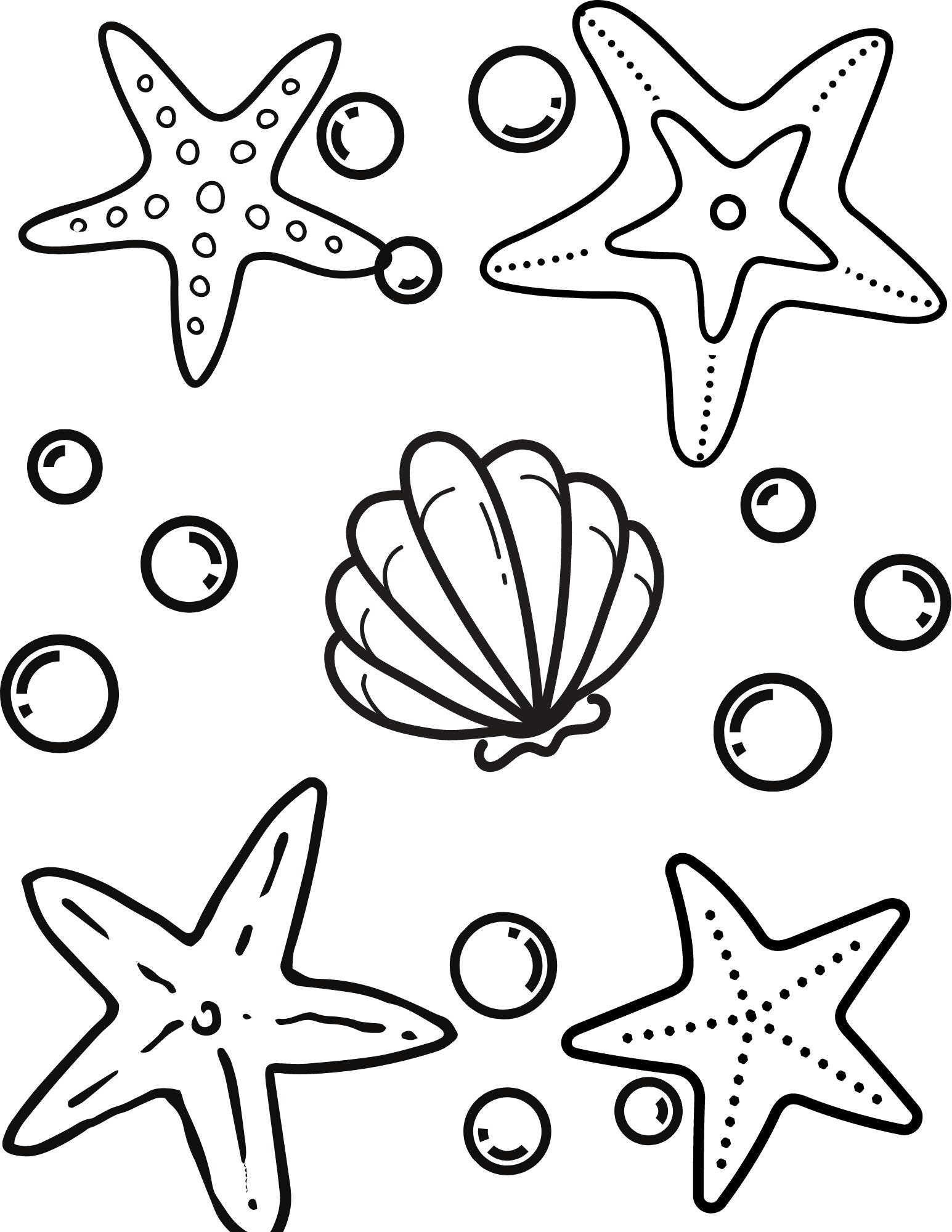 Sea Animal coloring pages for kids | Etsy