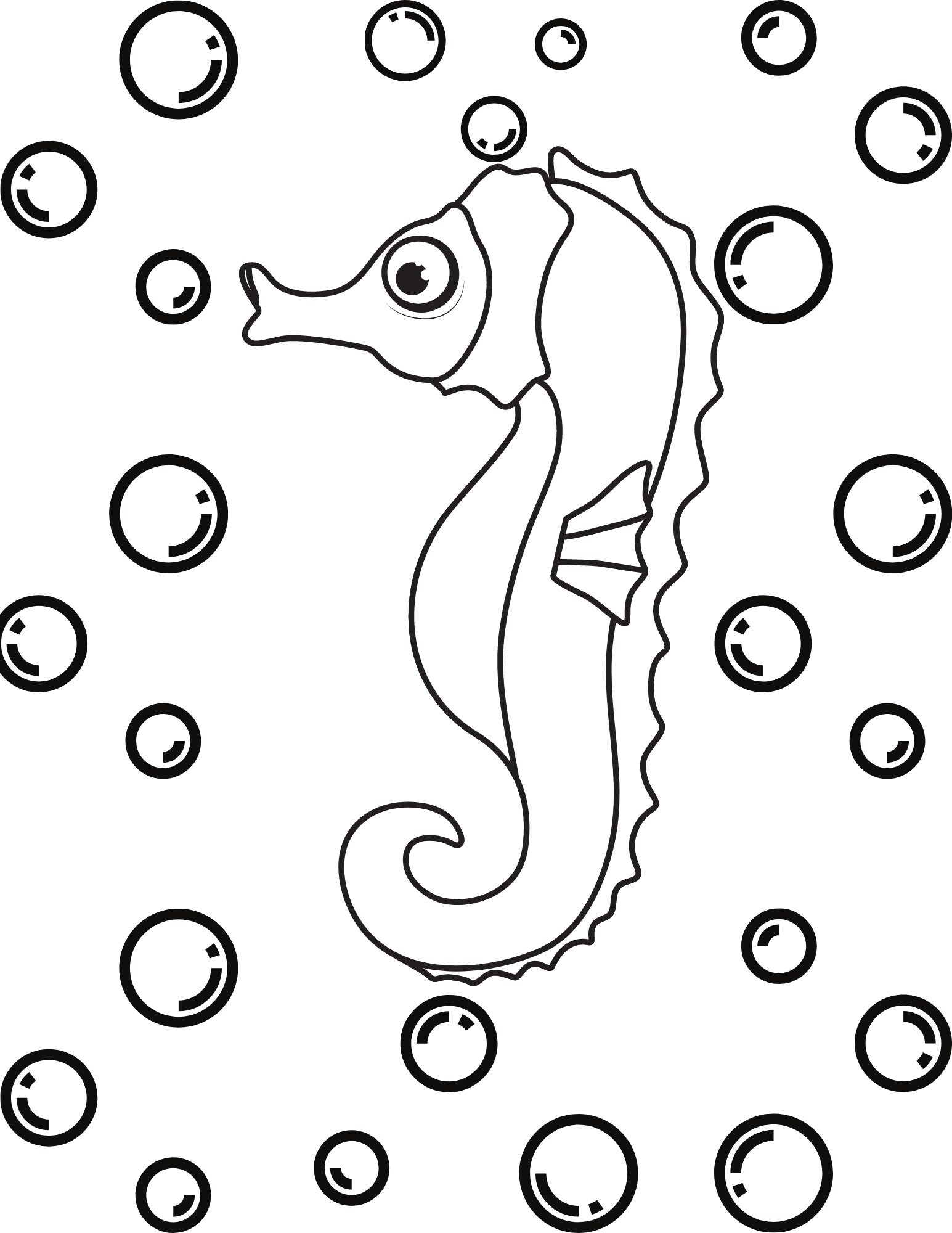 Sea Animal coloring pages for kids | Etsy