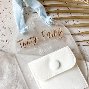 Tooth Fairy Hanger | magic, kids decor, custom acrylic, personalised, gift, first tooth, tooth box,