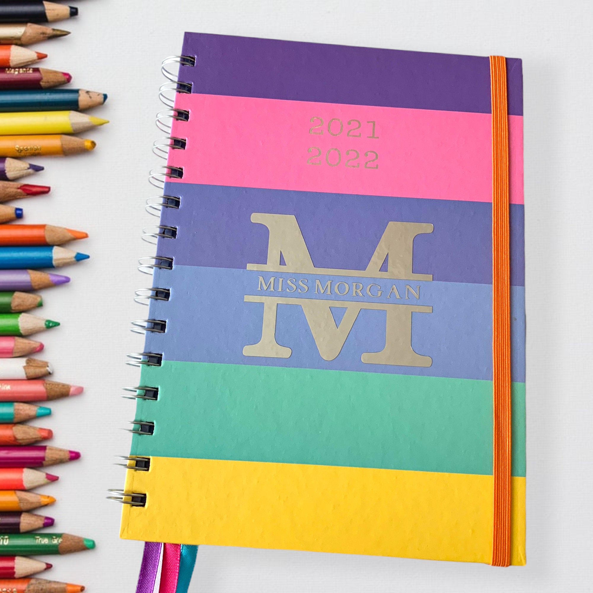 Personalised Notebook Custom Study Planner Back to School Etsy