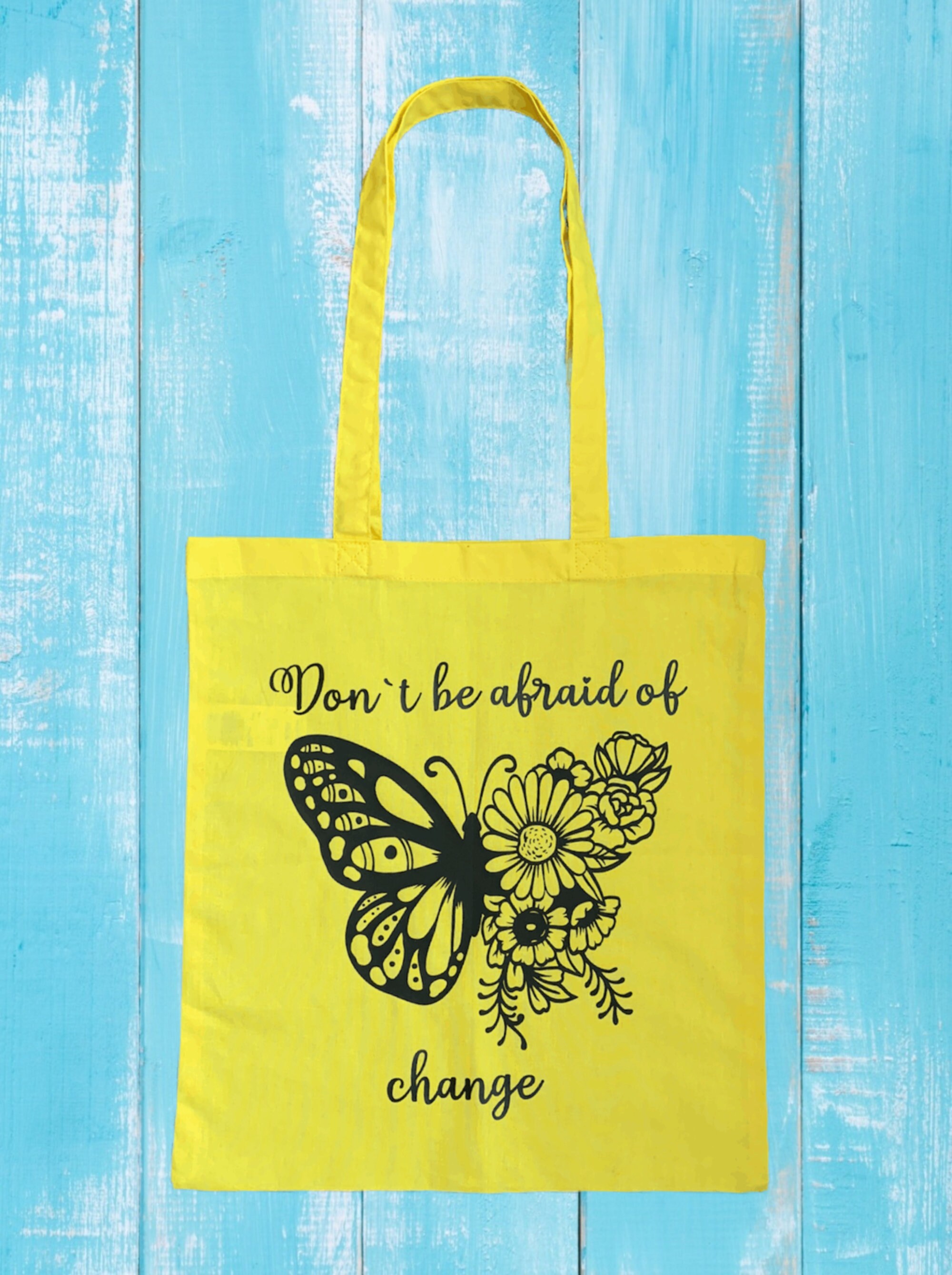 Butterfly Tote Bag Slogan Tote Bag Eco Friendly Free Etsy