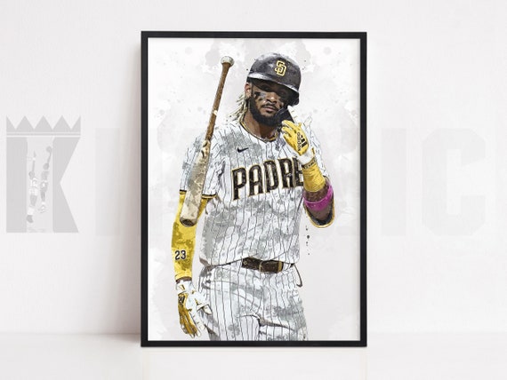 Fernando Tatis Jr Bat Flip Padres Poster/canvas Print 