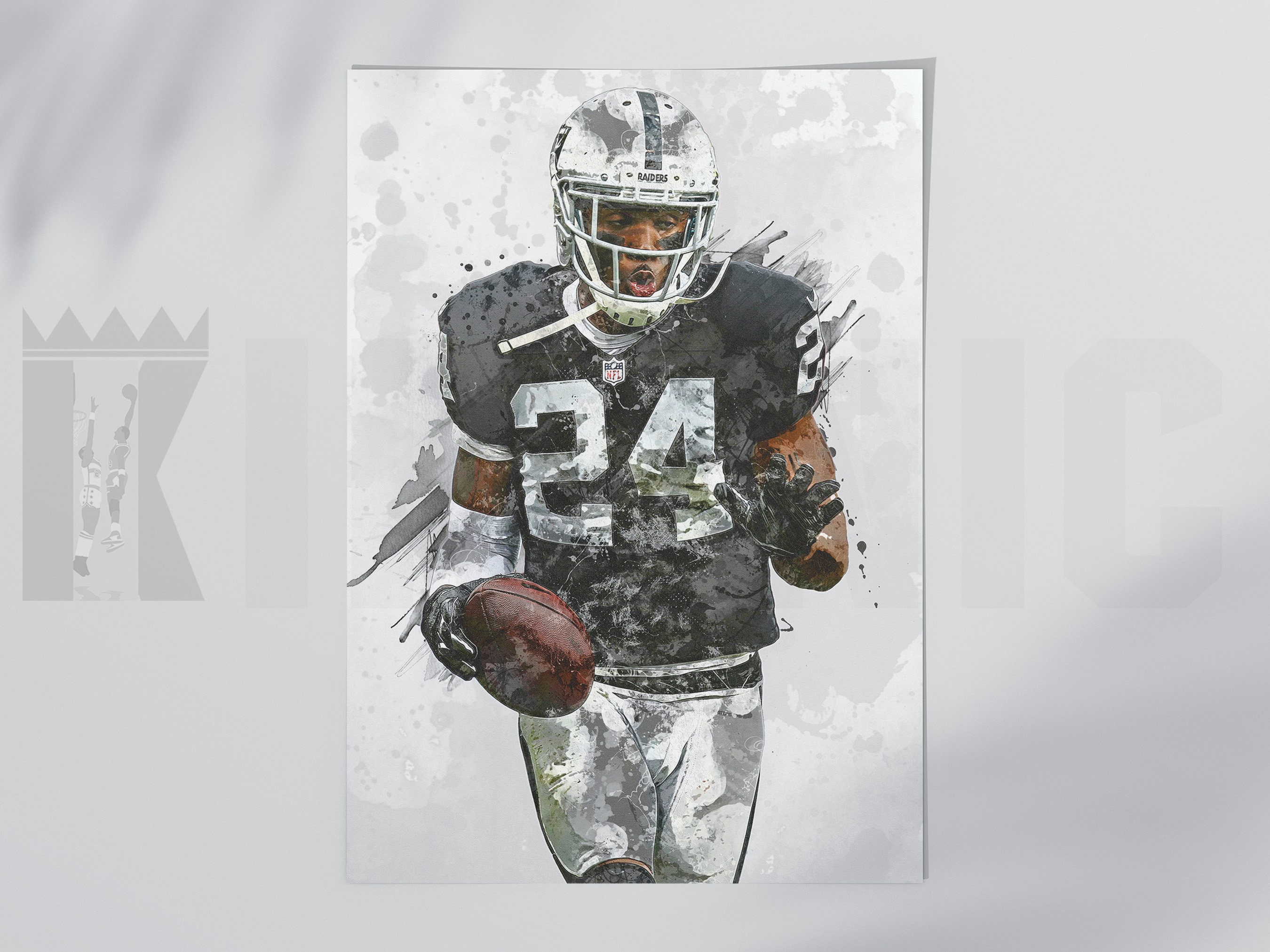 Charles Woodson Oakland Raiders Poster/canvas Print 