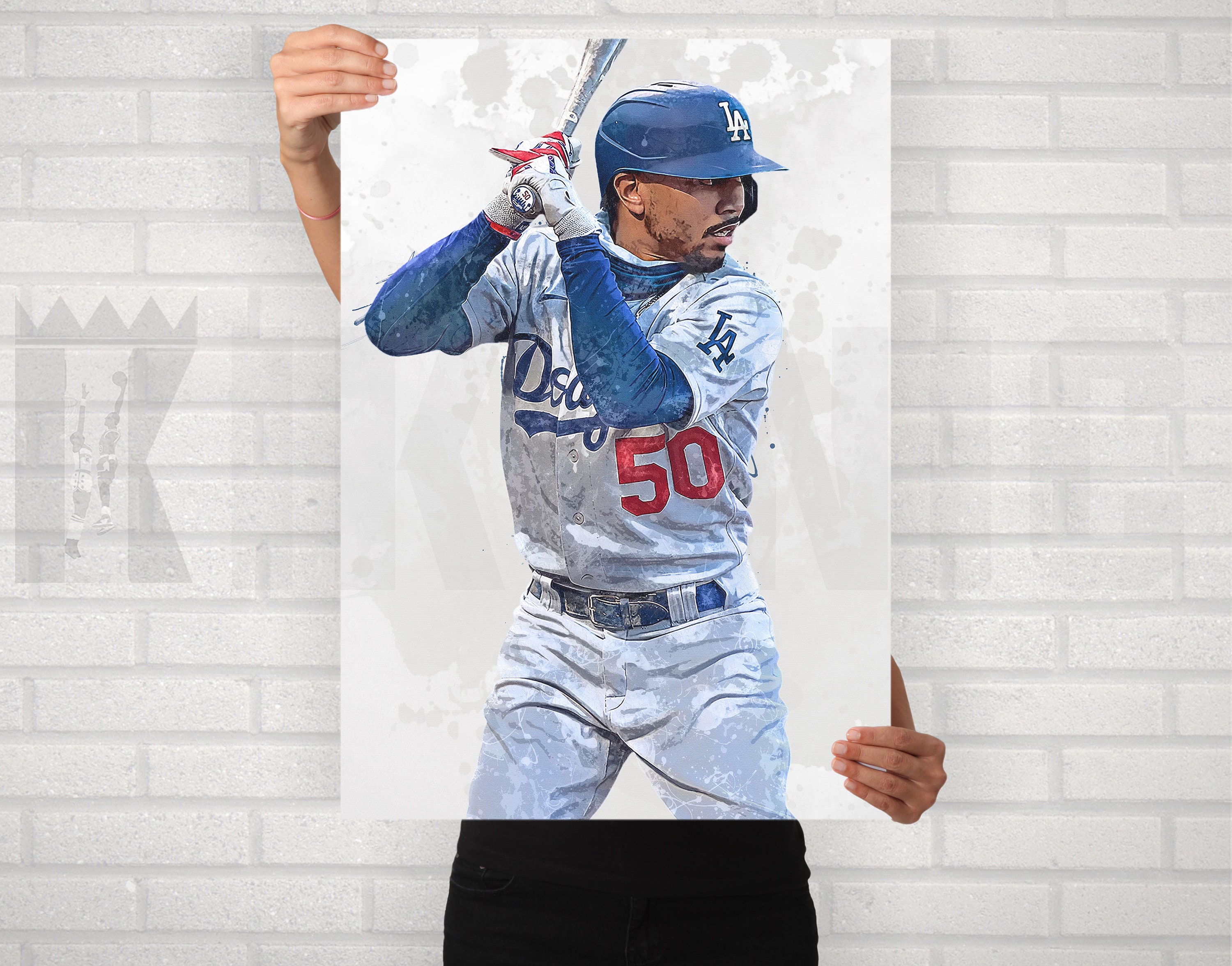 mookie betts 50 Poster for Sale by absolutestudio