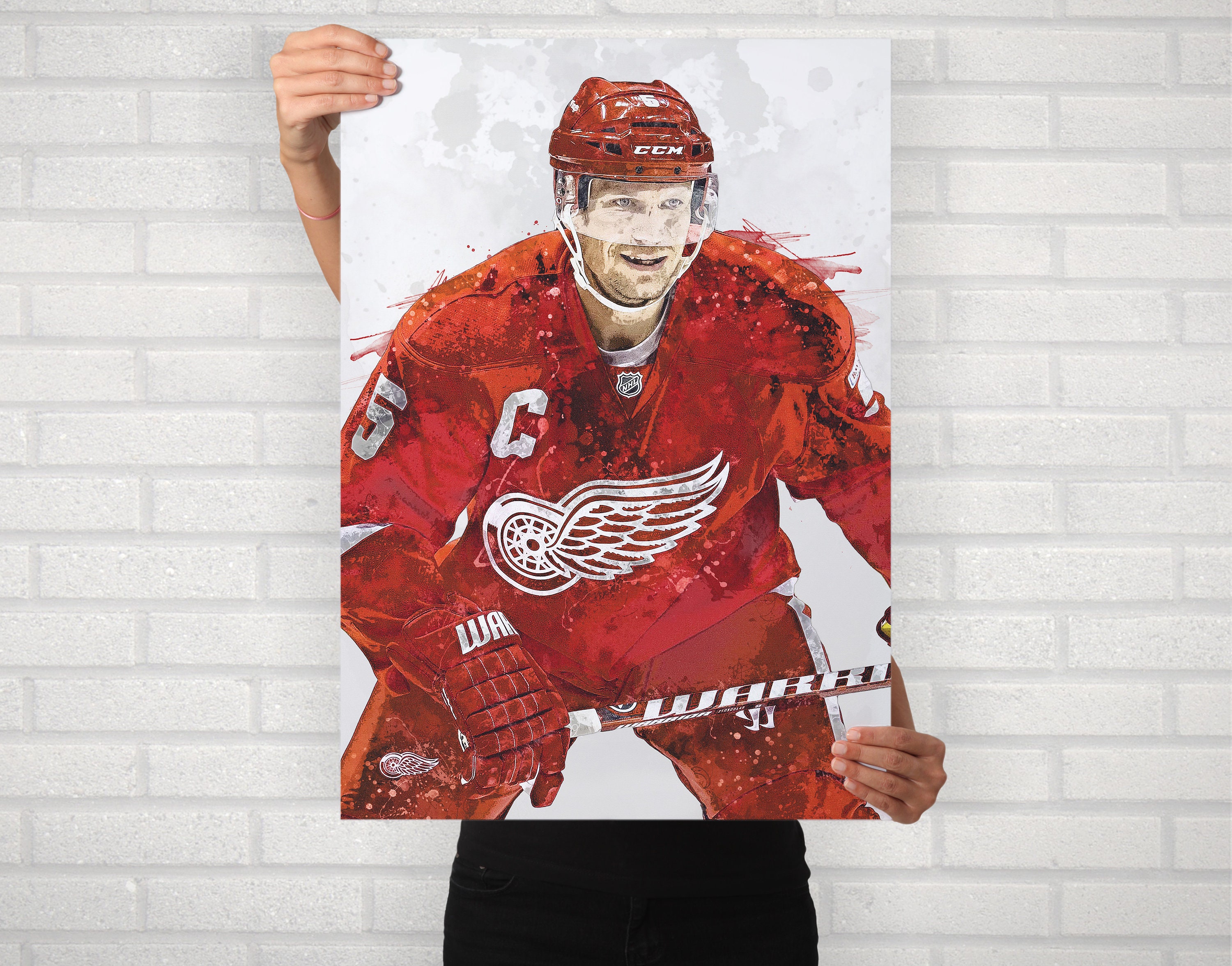 Pavel Datsyuk Henrik Zetterberg Detroit Red Wings Signed Photo Autograph  Poster