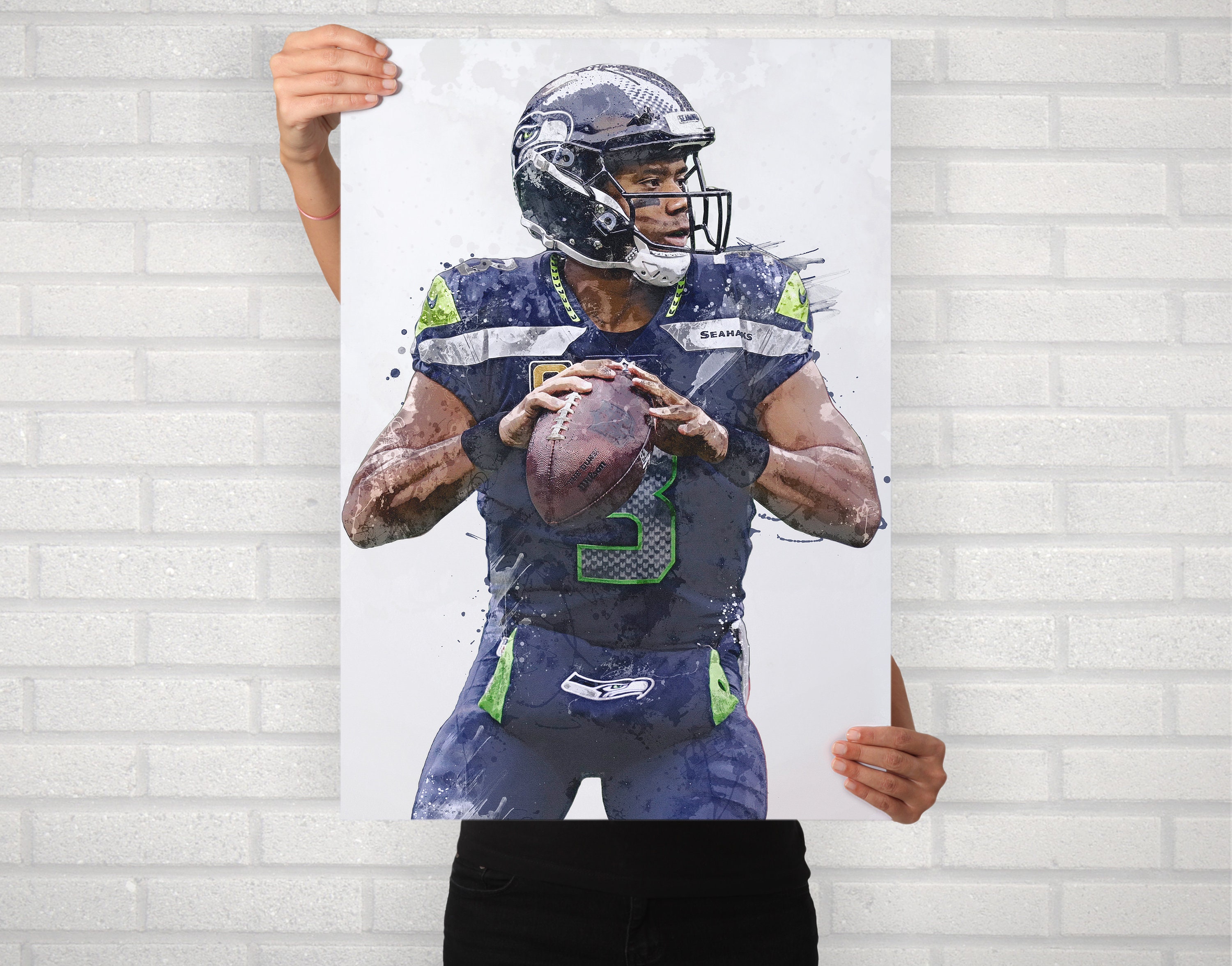 BEST Russell Wilson and Seattle Seahawks Jersey Framing Projects