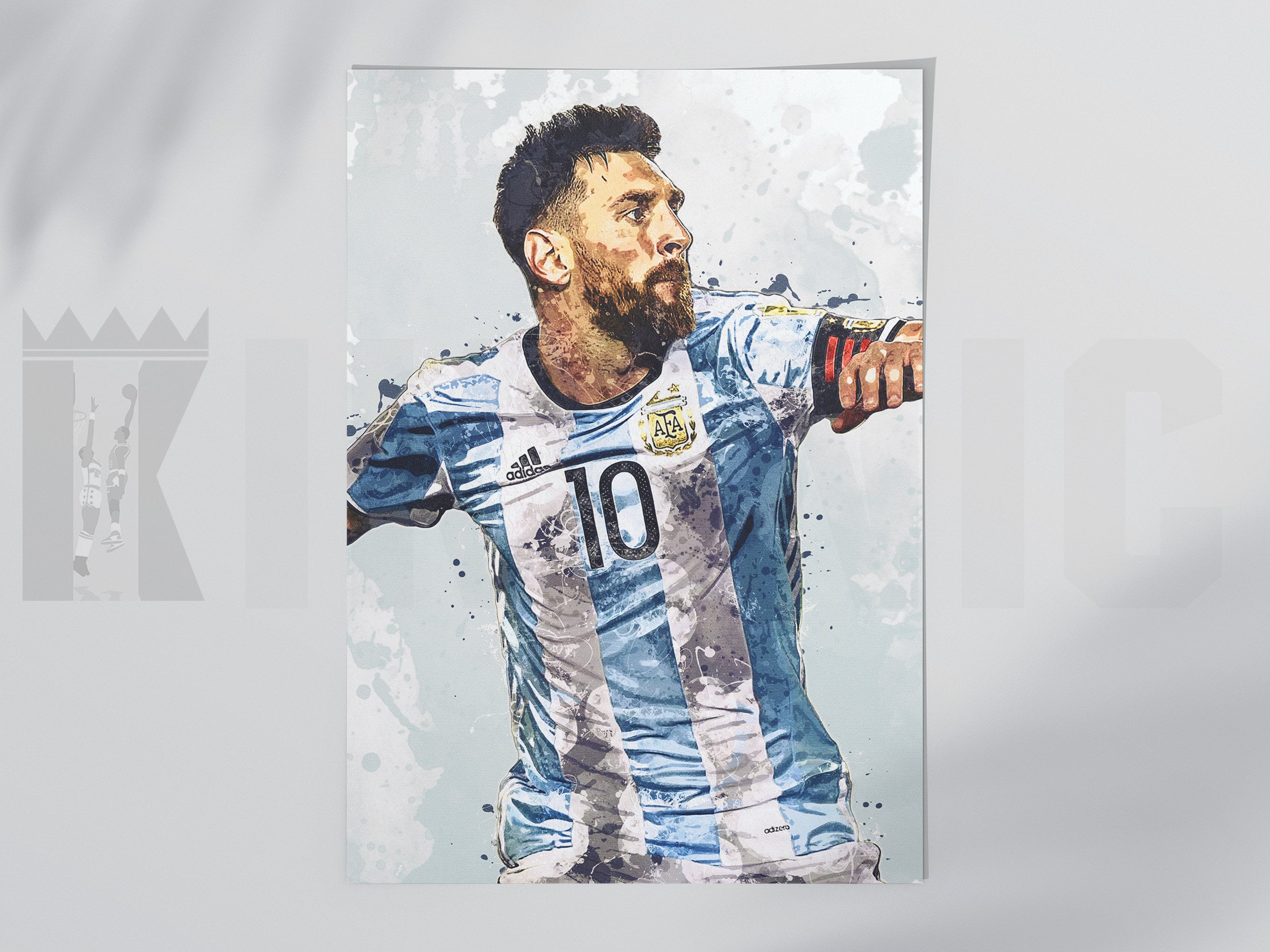 wallpaper for desktop, laptop | bj64-art-messi-face-illust-anime-sport