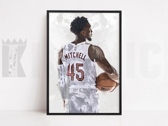 Donovan Mitchell Cleveland Cavaliers Framed 5 x 7 Jersey Swap Collage
