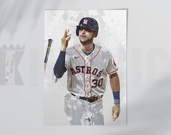 Kyle Tucker 'bat Flip' Houston Astros Poster/canvas 