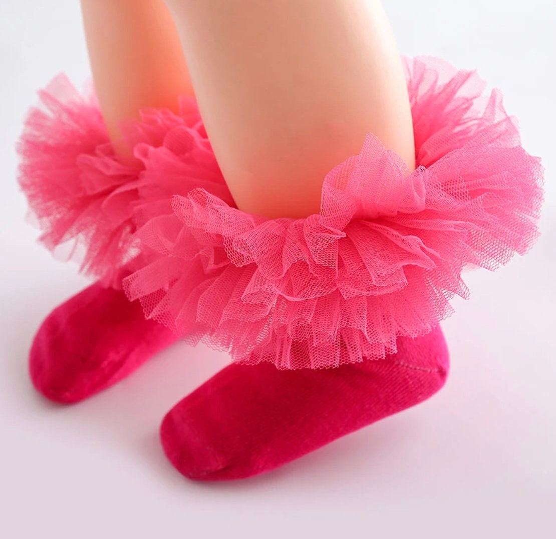 Baby Girls Pack of 3 Tutu Socks Frilly Socks Toddlers Socks Etsy