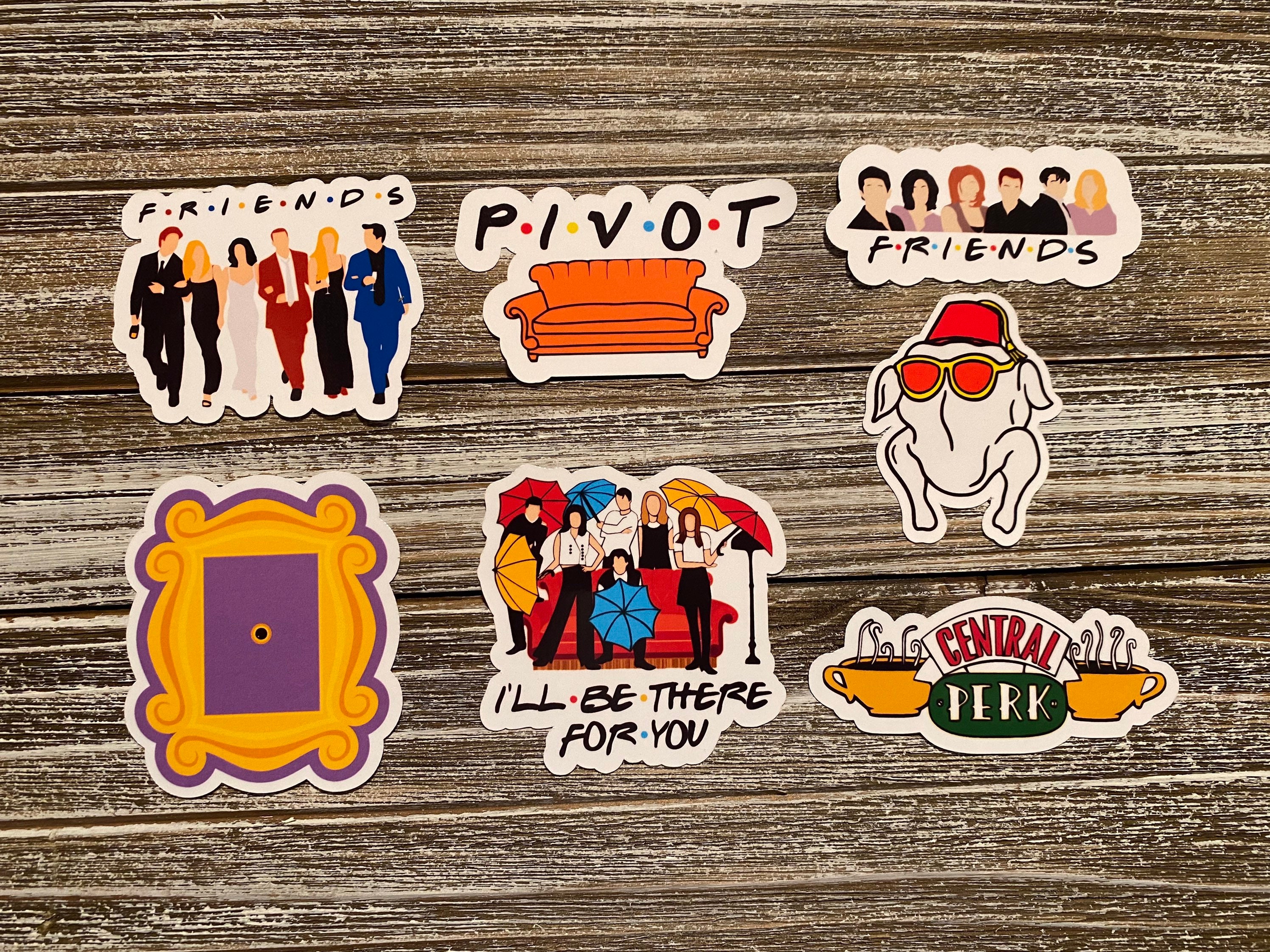 Friends Sticker Pack Decal Stickers for Laptop, . Friends TV Show