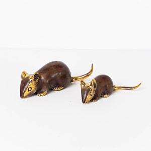 Bronze Mouse Figurine, Animal Statue, Brass Decor, Animal Ornament, Mouse, Handmade Decor, Home Table Decor, Gift for Women, Gift for Him