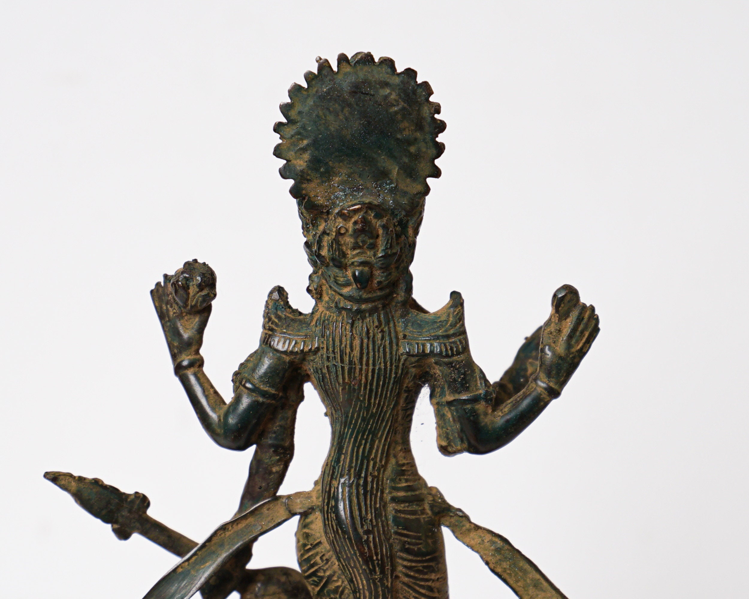 サラスヴァティー ブロンズ像 ブロンズサラスヴァティ像、10インチサラスヴァティ像、知識、音楽