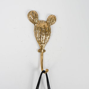 Cactus Tree Bronze Hook, 7.1&quot; Figurine, Key Hanger, Wall Hook, Coat Hook, Towell Hook, Handmade, Room Decor, Gift for Her, Appreciated Gift