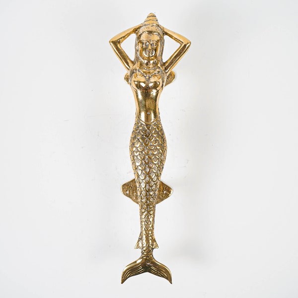 Mermaid Door Handle Etsy