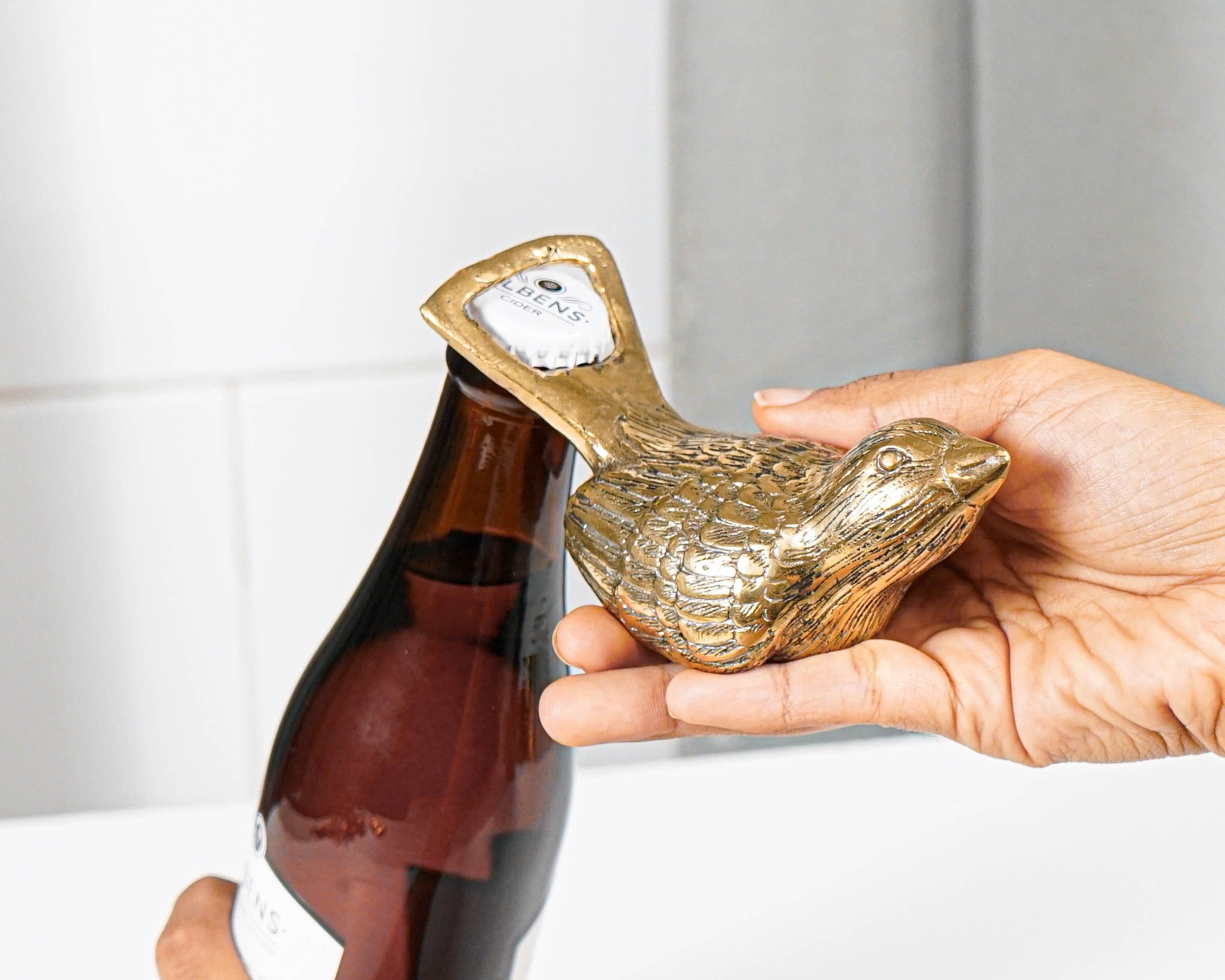 Regalo Per Uomini Apribottiglie A Forma Di Uccello JYNVO - Design Argento Per Regali Originali Apribirra Design - 9
