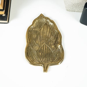 Lotus Blume Bronze Tablett, Lebensmitteltablett, Obstplatte, Dekorative Platte, Küchendekoration, Geschenk für Mutter, Geschenk für Schwester