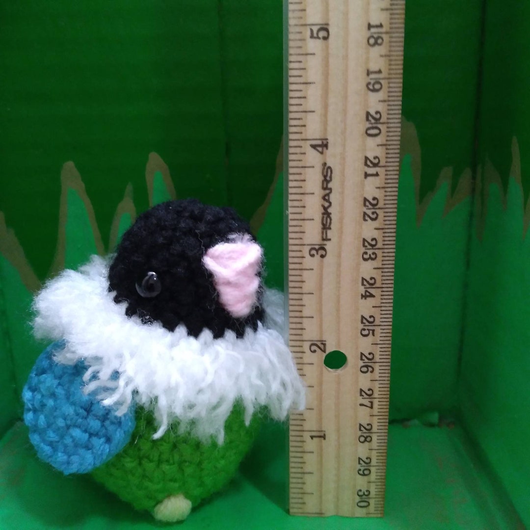 Crochet Chatot Bird Plush, 3.5 Inch Handmade Toy - Etsy