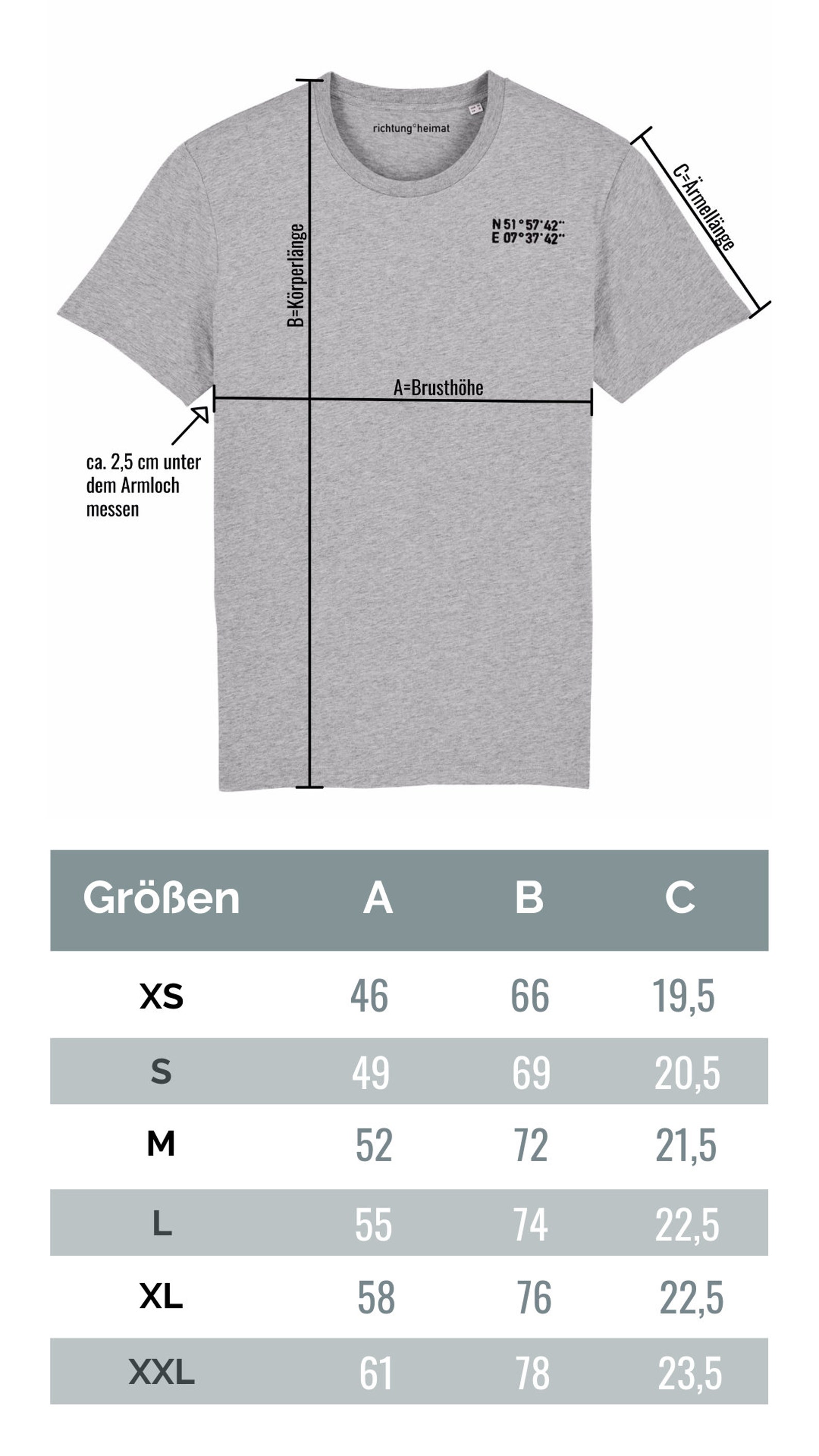 Unisex T-Shirt with Personalized Coordinates Gift Idea | Etsy