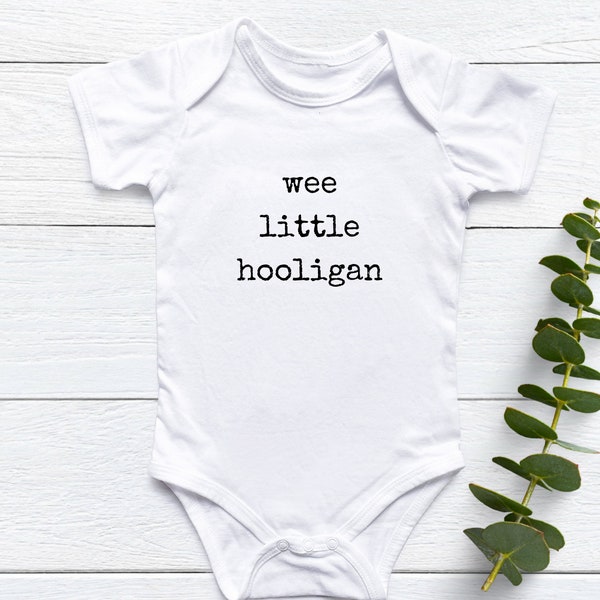 Body para bebé Wee Little Hooligans