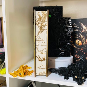Fourth Wing Laser Engraved Book Edges| Violet Sorrengail| Xaden Riorson| Tairn| Andarna