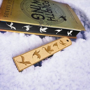 Wooden Engraved Dragon Bookmark| Fourth Wing Inspired| Bookish| Books| Custom Gift