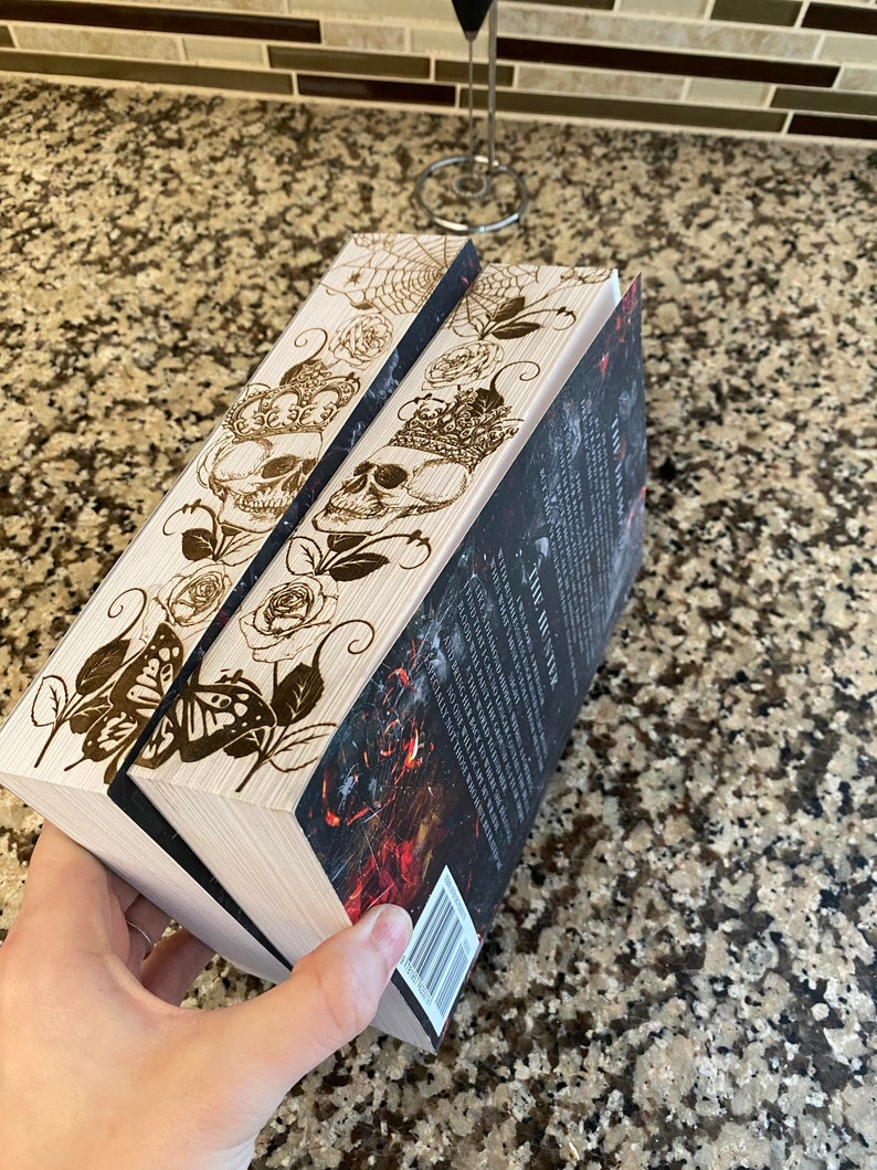 Laser-engraved Book Edge Art | Gothic Decorative Hardcover | Collector ...