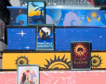 miniature special edition book cover display so you never forget which book is which