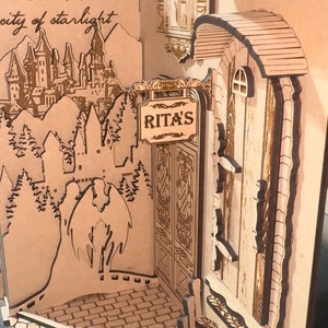 Acotar inspired Book Nook| Fantasy books | Bat boys | Reading gifts | Fantasy Romance | Booktok