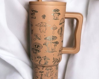 Laser gravierte Tumbler Wrap | Nahtlos gewickelt | Frösche Pilze | PiBurn| Tumbler Datei | SVG| Lasern| Digitaler Download| Sofort Download