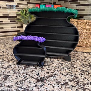 Miniature cauldron shelf with detachable bubble top 3D Print File | Instant Download | Bambu studio Project file | Digital Download