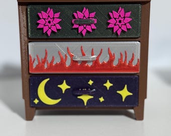 Portamarcadores / Inspirado en la cómoda de las hermanas / Dulces de estantería / Romance de fantasía